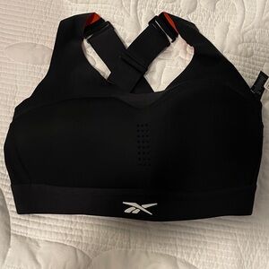NWT Reebok Sports Bra - Black - Small